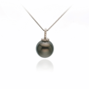 【Hu Ke's Recommendation】Hongqiao Pearl - Sea of Tahiti 11.5-12.5mm Pearl Pendant with Nipple Clasp
