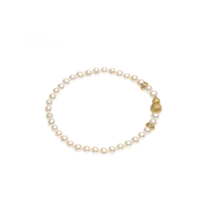 O1CN01kqsfFu2FOWCaSkESs_4611686018427381782-2-item_pic.png 【胡可推荐】红桥珍珠 淡水珍珠4-5mm葫芦手链 合金 弹力手围