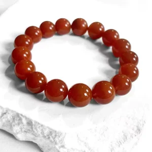 O1CN01wBFWfI2FOWDlS8kKz_3085518870.webp 【胡可推荐】红桥 保山料冰红南红手串素珠圆珠 百搭经典高品质