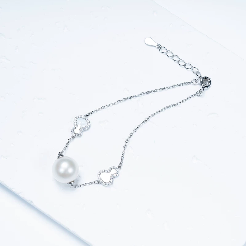 O1CN01EVFJ9k2FOWBRDcizB_3085518870.webp 红桥珍珠 福禄称心 淡水珍珠路路通手链项链葫芦S925