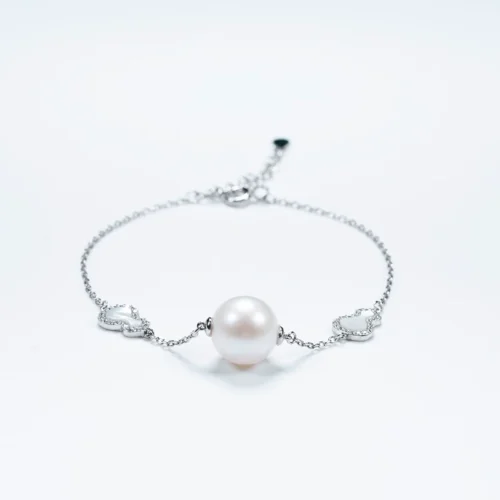 红桥珍珠 福禄称心 淡水珍珠路路通手链项链葫芦S925